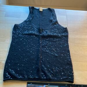 J CREW racer back sequin tank